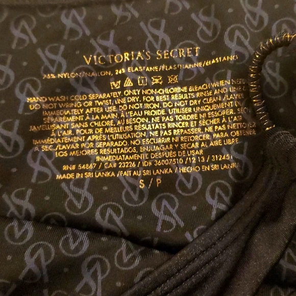 Victoria Secret swimsuit panties size S/P Very good condition black Color - Picture 9 of 13